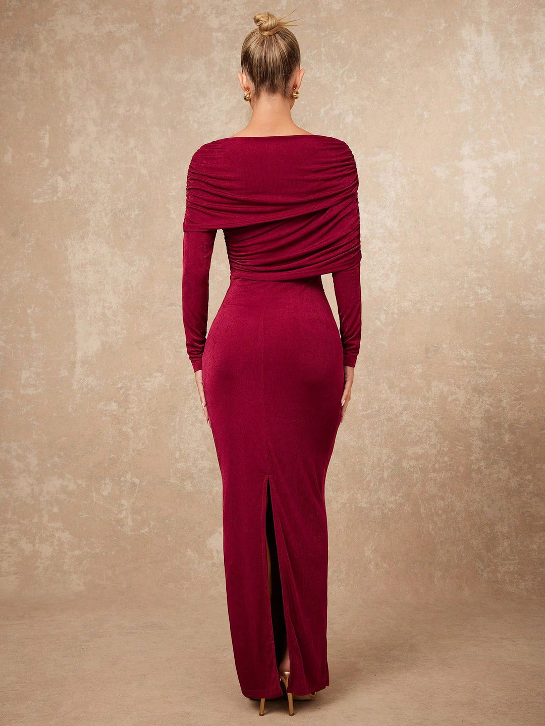 Rochie maxi SHEIN, vișiniu