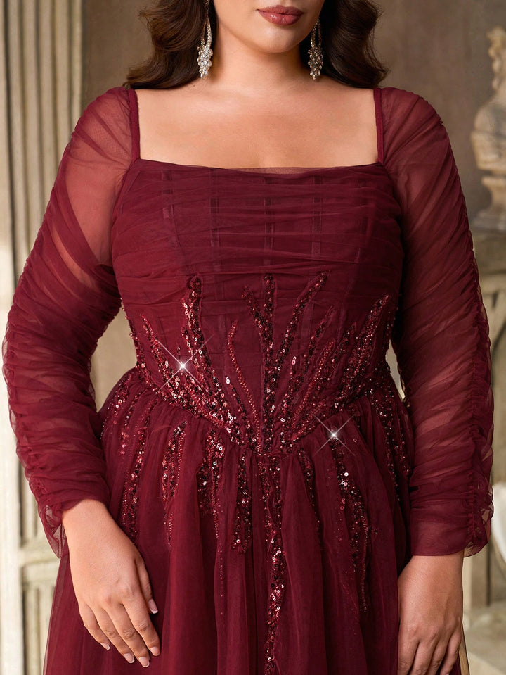 Rochie SHEIN, vișiniu