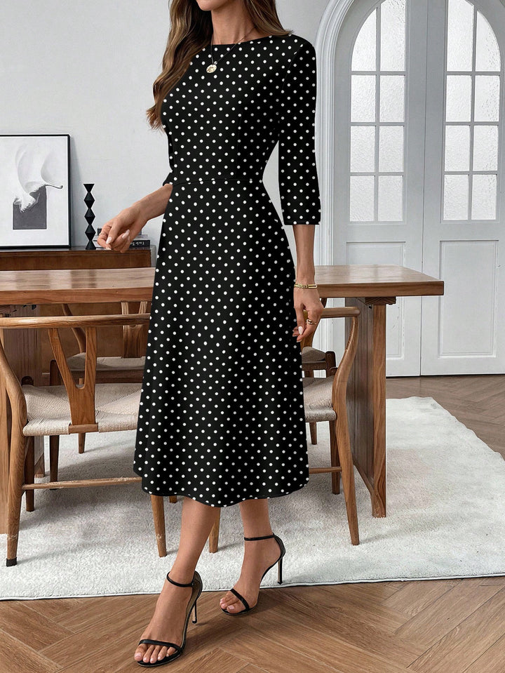Rochie midi SHEIN, alb