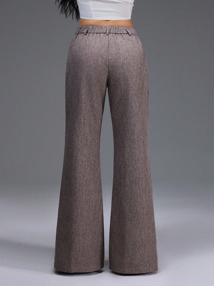Pantaloni SHEIN, maro