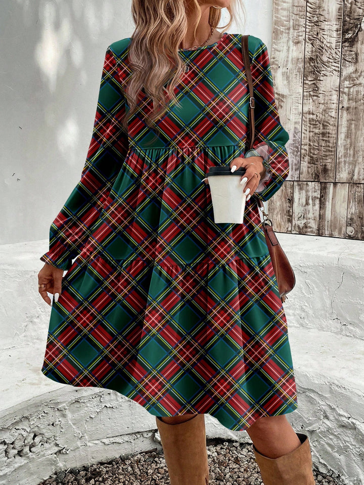 SHEIN Midi Dress, Mixed Colors
