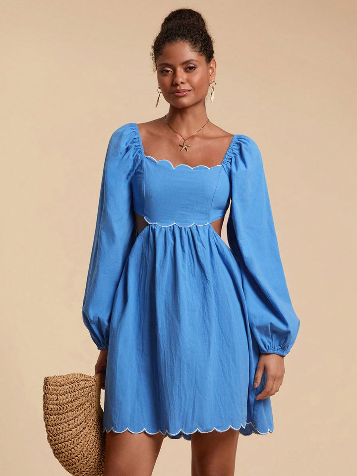 Rochie scurtă SHEIN, albastru