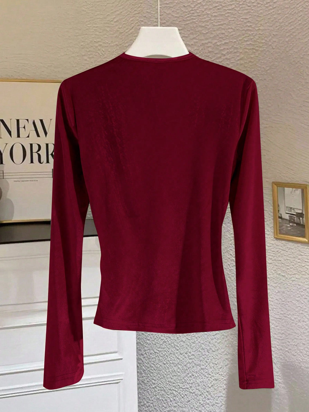 Tricou SHEIN, vișiniu