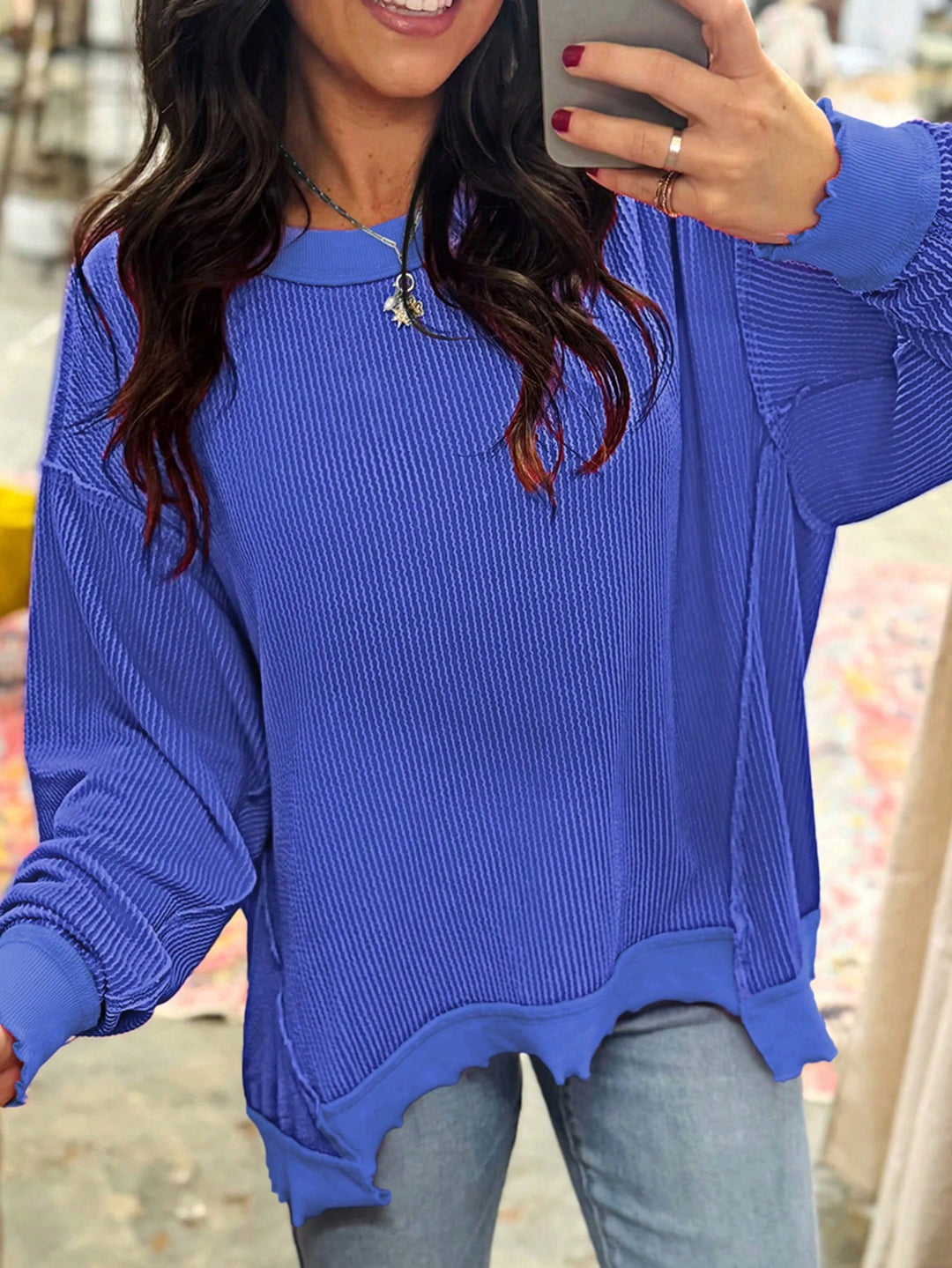 Top SHEIN, albastru