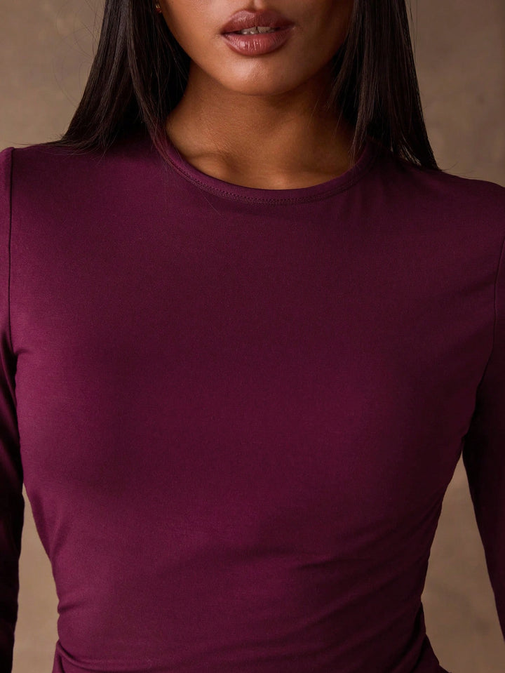 Tricou SHEIN, vișiniu
