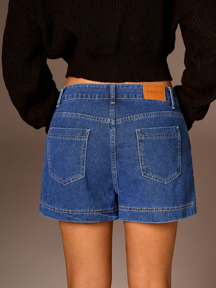 Fustă pantalon SHEIN, albastru