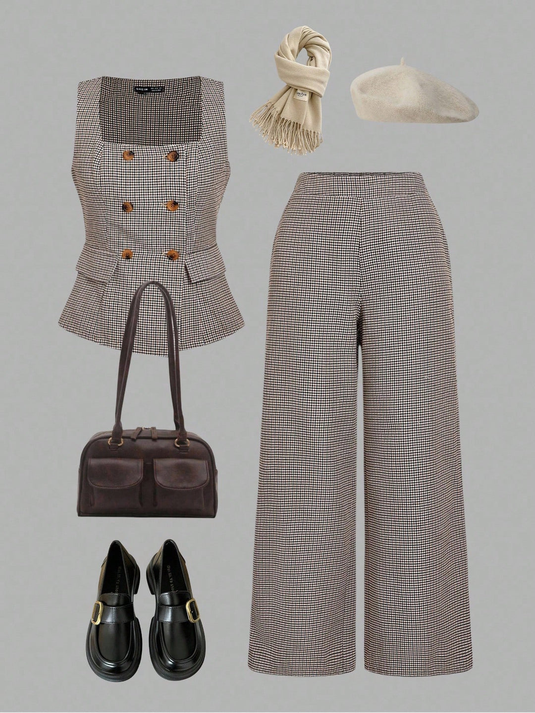 Costum SHEIN, mix culori