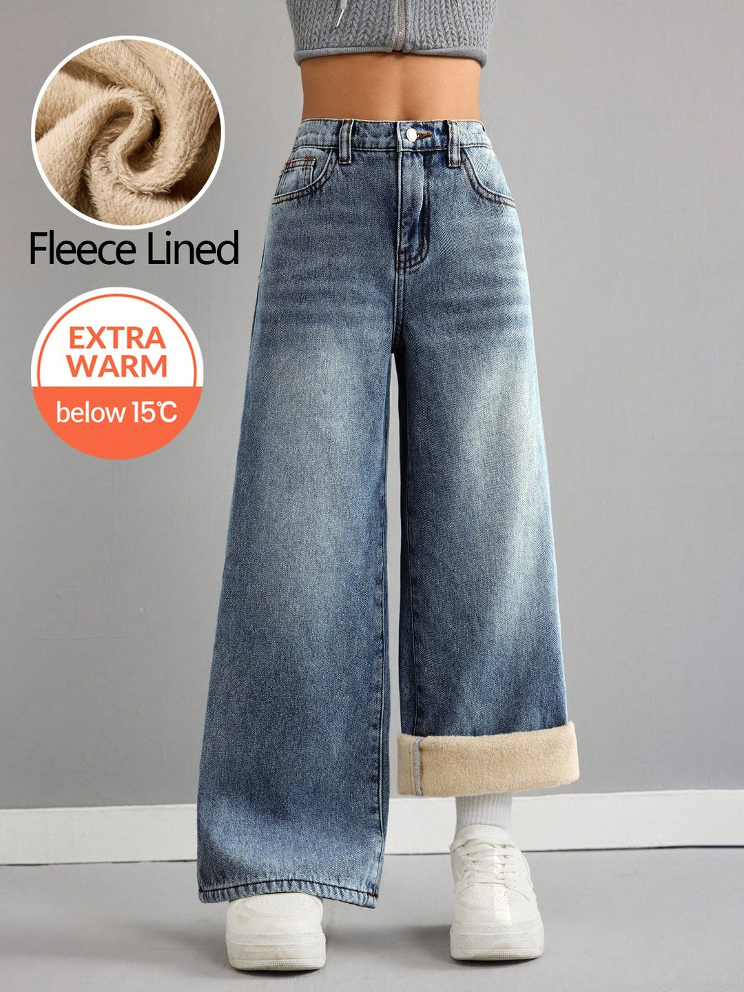 Jeans SHEIN, albastru