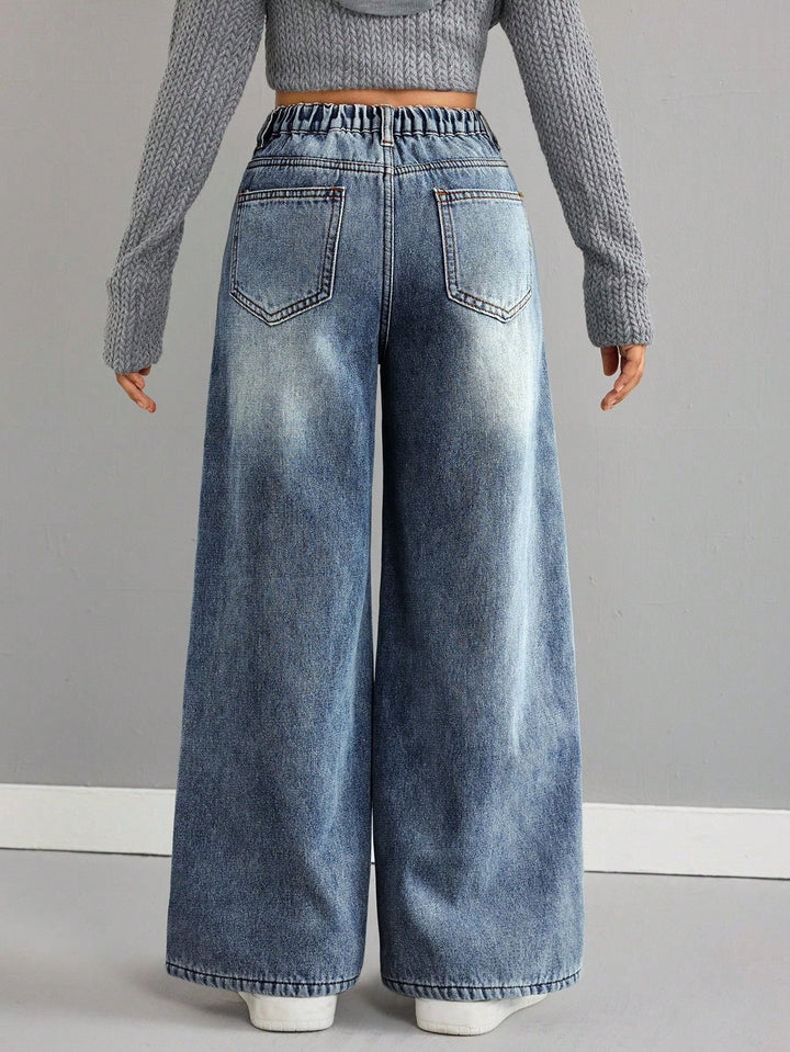 Jeans SHEIN, albastru