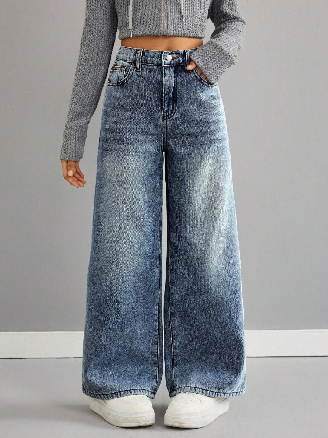 Jeans SHEIN, albastru