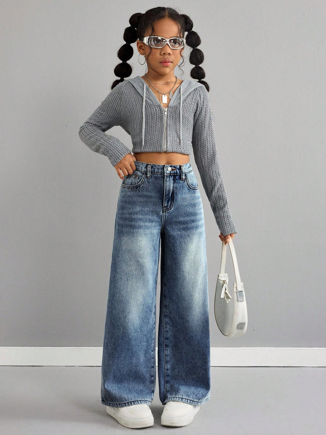 Jeans SHEIN, albastru