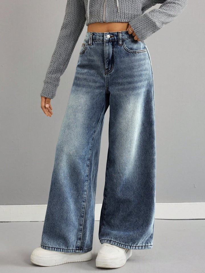 Jeans SHEIN, albastru