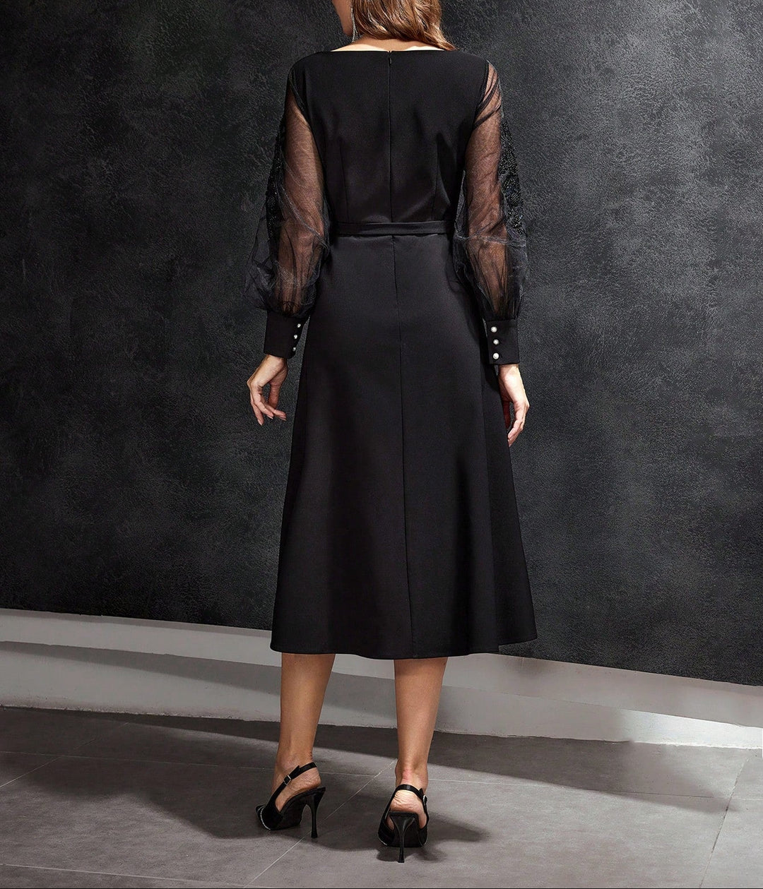 Rochie midi MOTF by Shein, negru