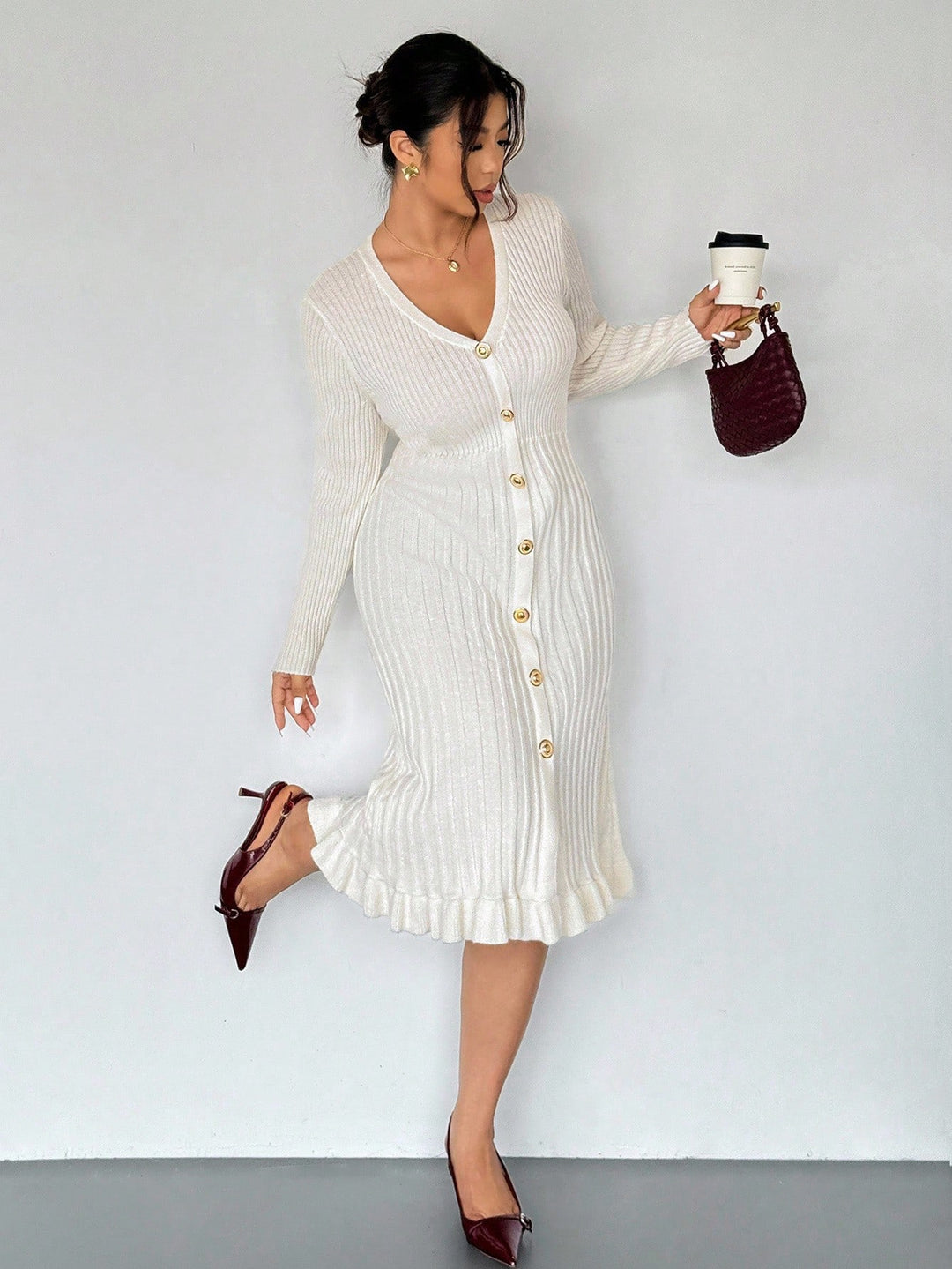 Rochie SHEIN, portocaliu