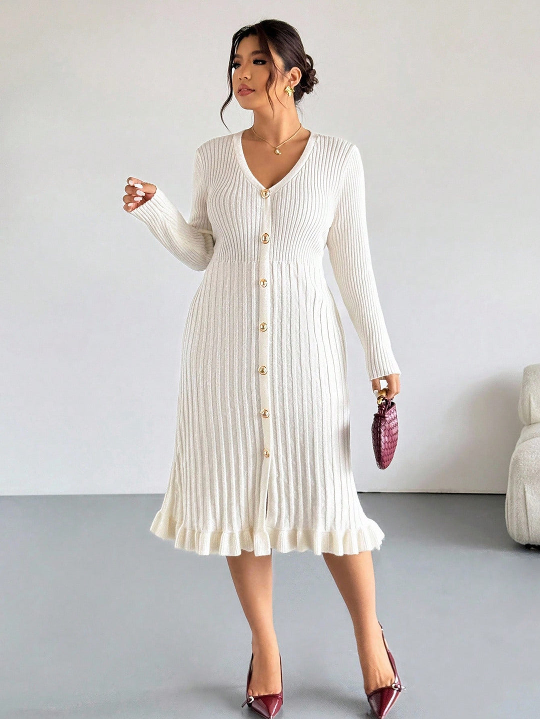 Rochie SHEIN, portocaliu