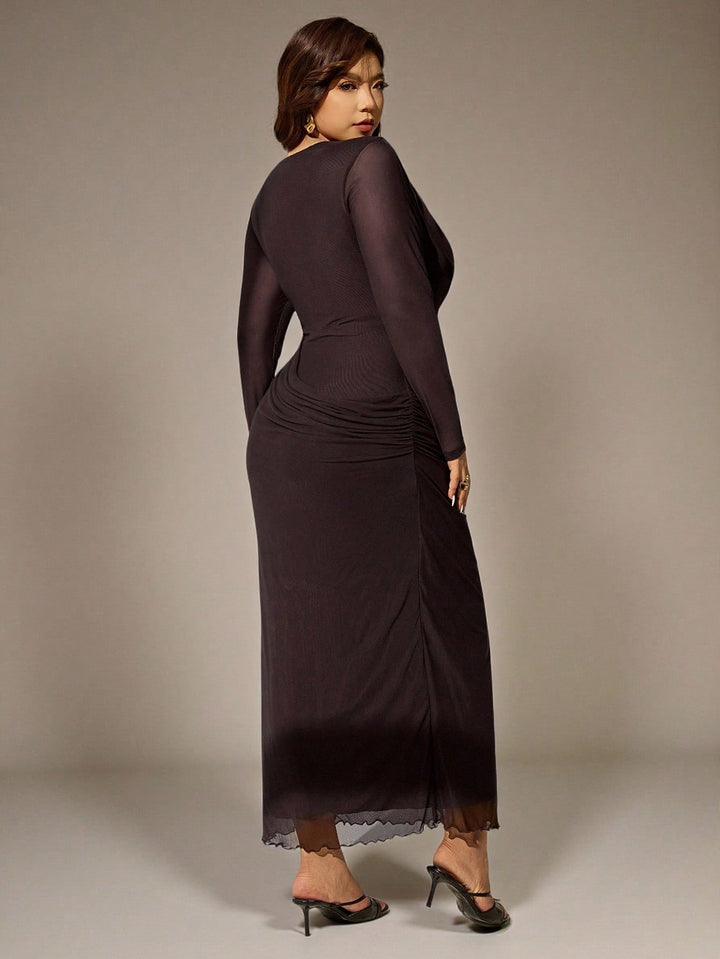 Rochie SHEIN, maro