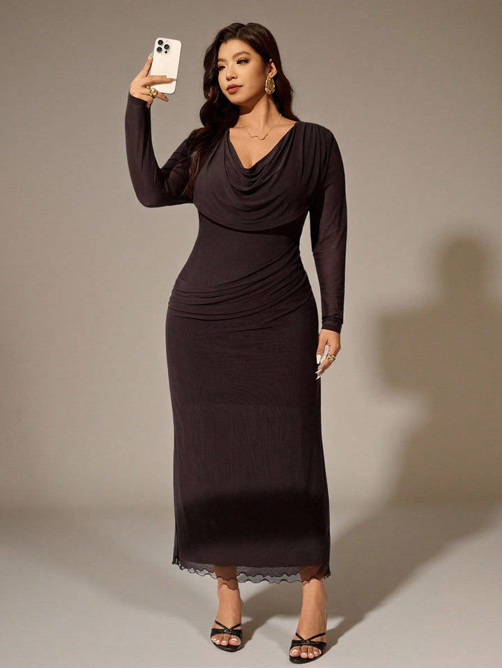 Rochie SHEIN, maro
