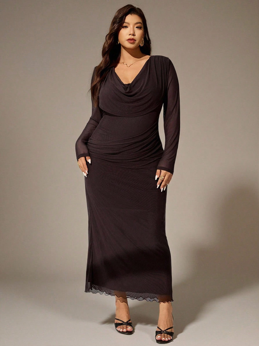 Rochie SHEIN, maro