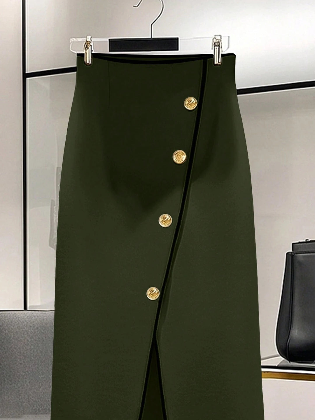 Fustă maxi SHEIN, verde