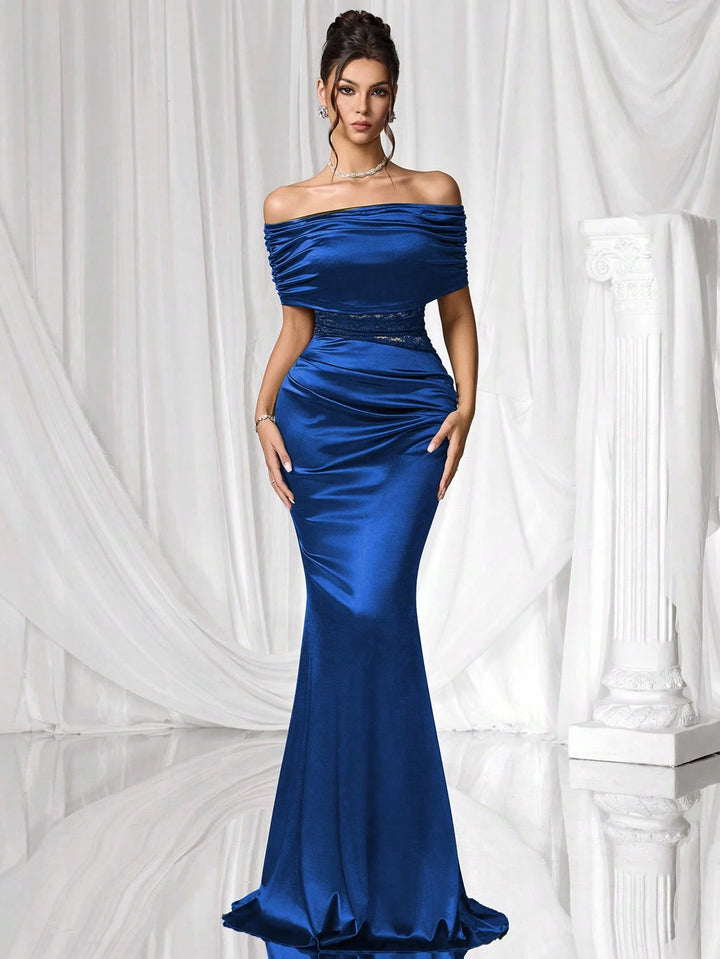 Rochie de ocazie SHEIN, albastru