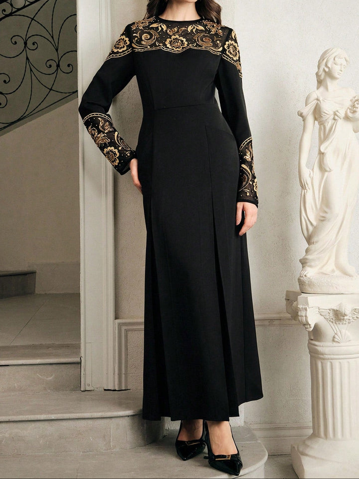 Rochie maxi SHEIN, negru