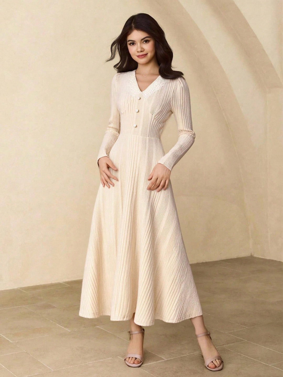 Rochie SHEIN, bej