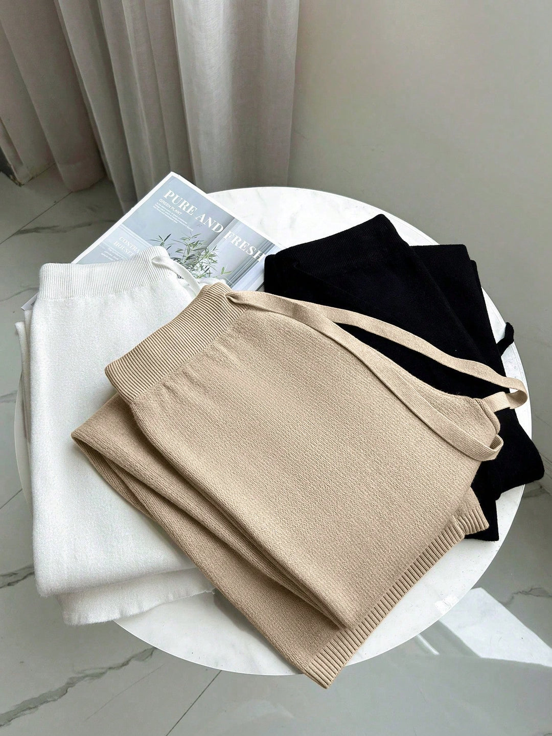 Pantaloni SHEIN, portocaliu