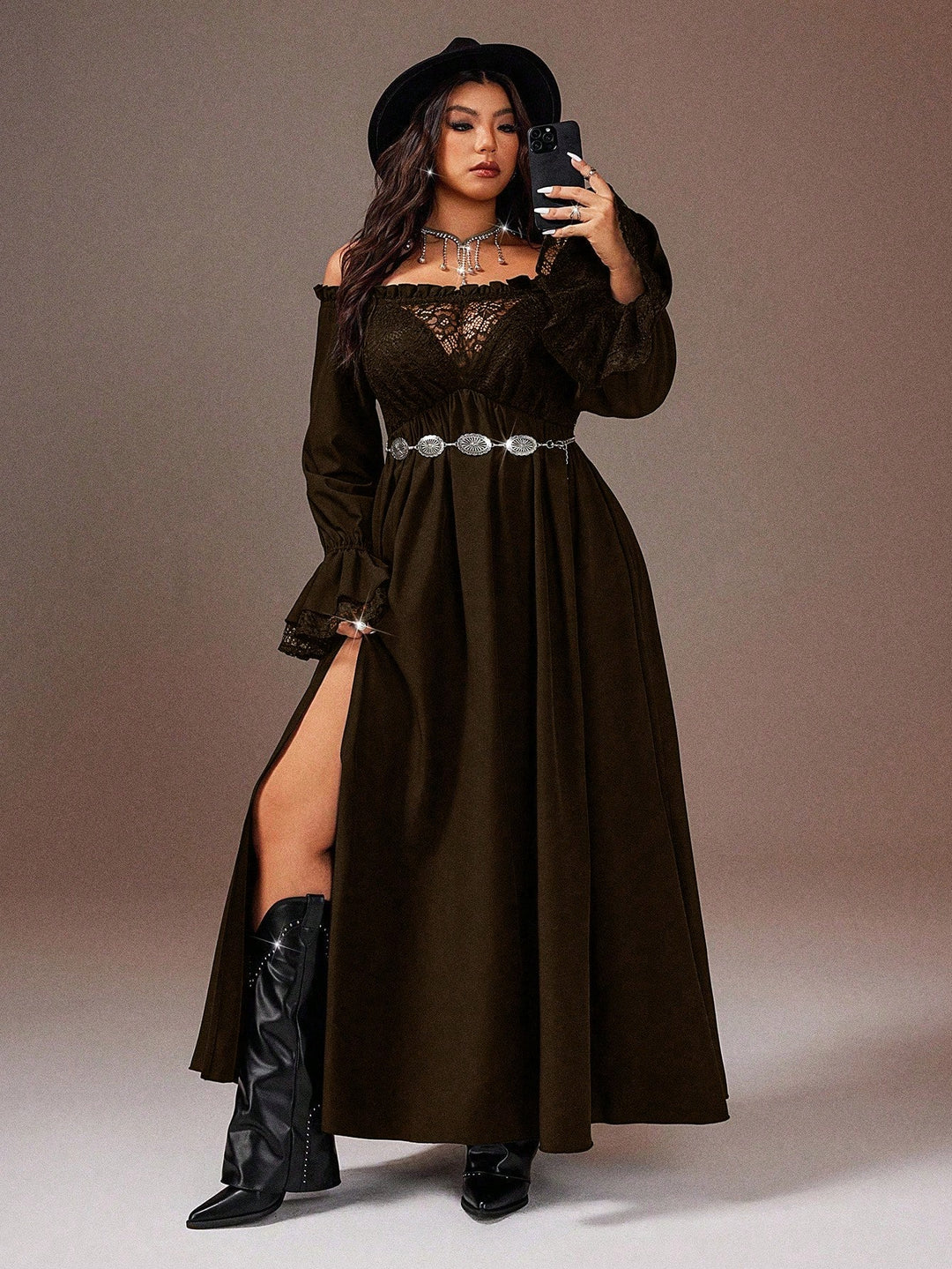 Rochie SHEIN, maro