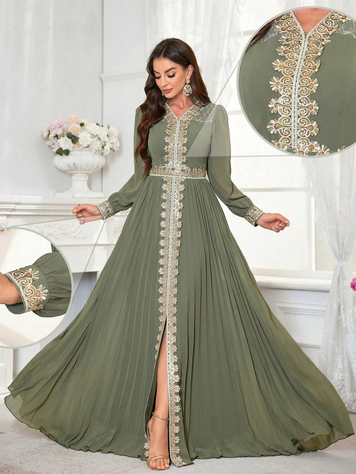 Rochie maxi SHEIN, verde