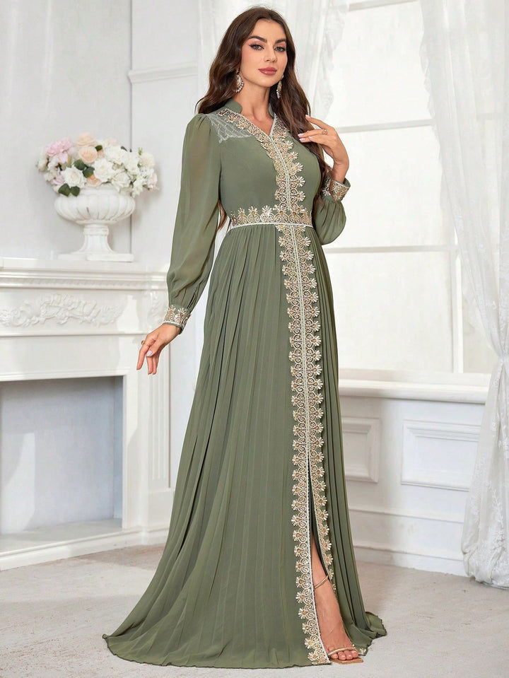Rochie maxi SHEIN, verde