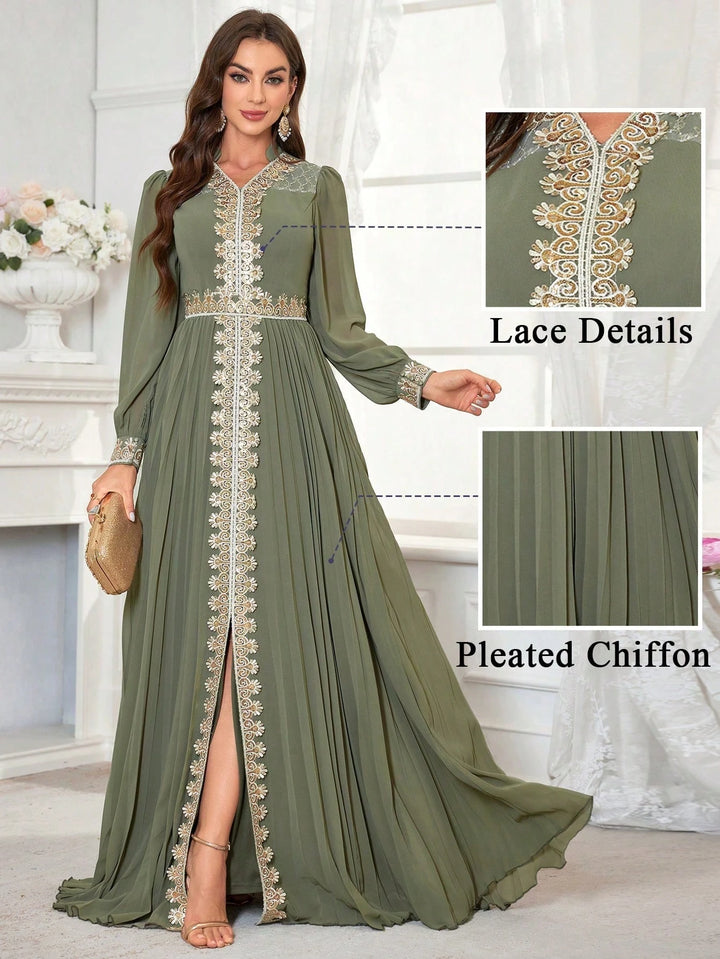 Rochie maxi SHEIN, verde