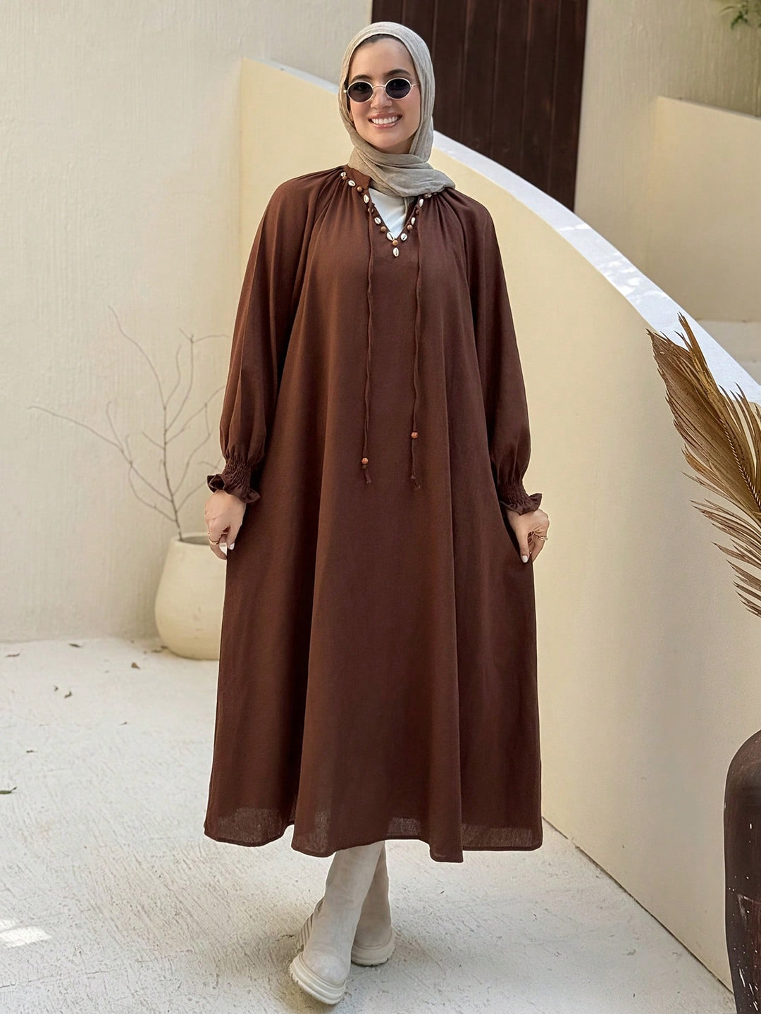 Rochie maxi SHEIN, vișiniu