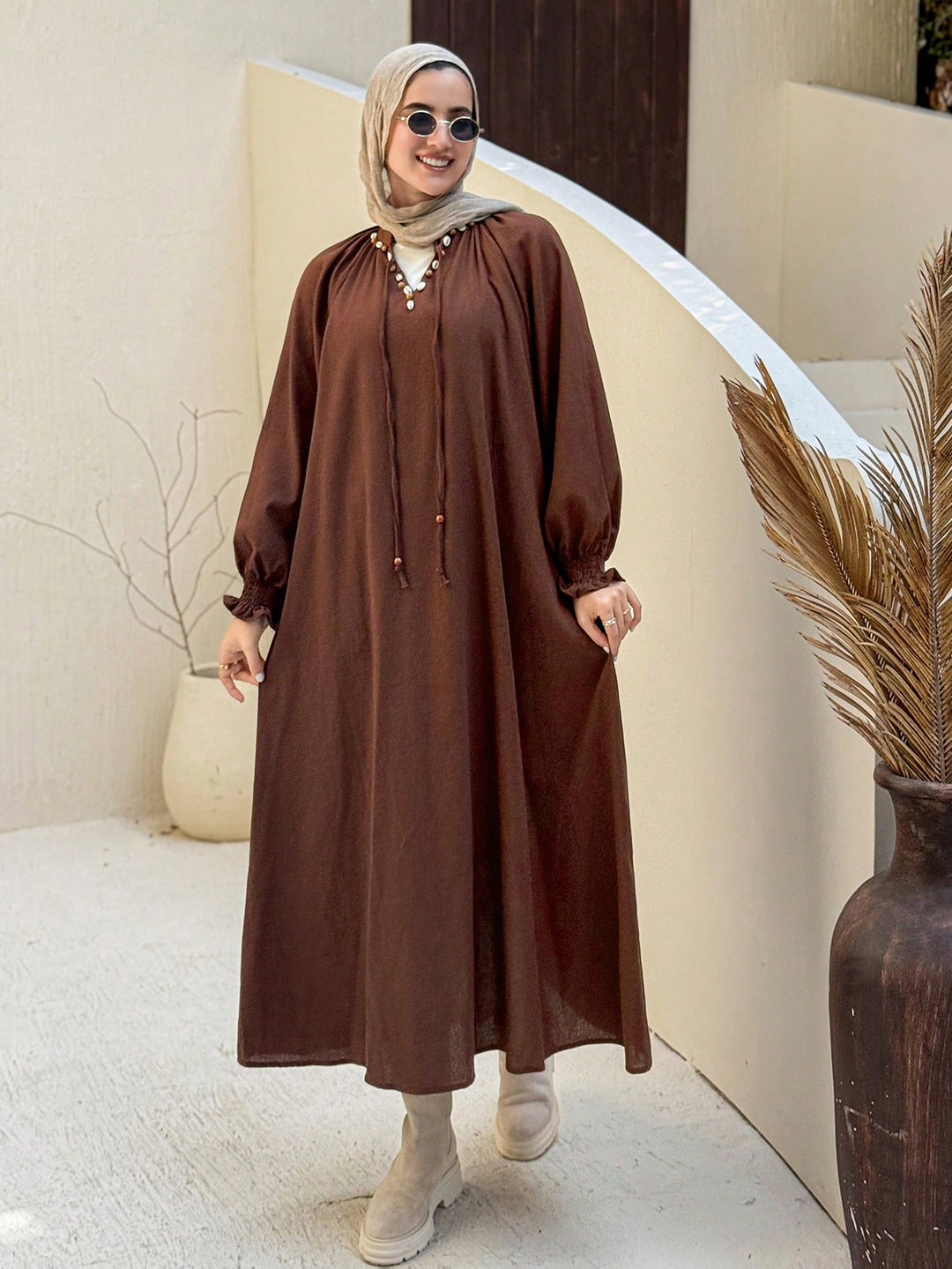 Rochie maxi SHEIN, vișiniu