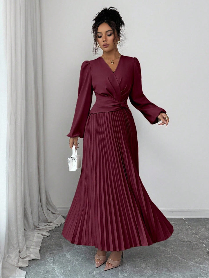 Rochie maxi SHEIN, vișiniu