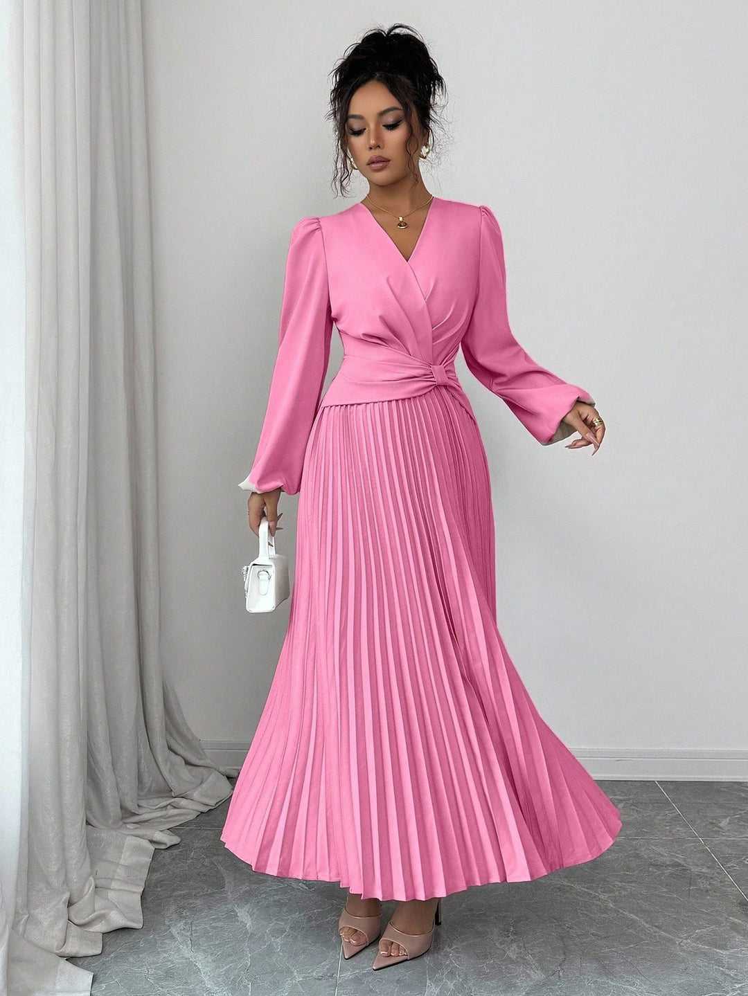 Rochie maxi SHEIN, roz