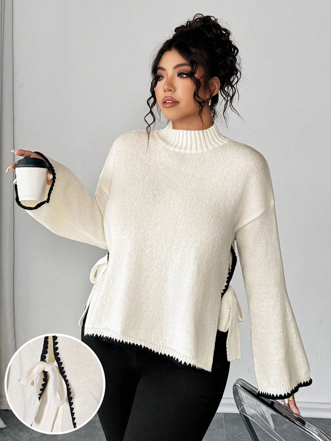 Pulover SHEIN, negru