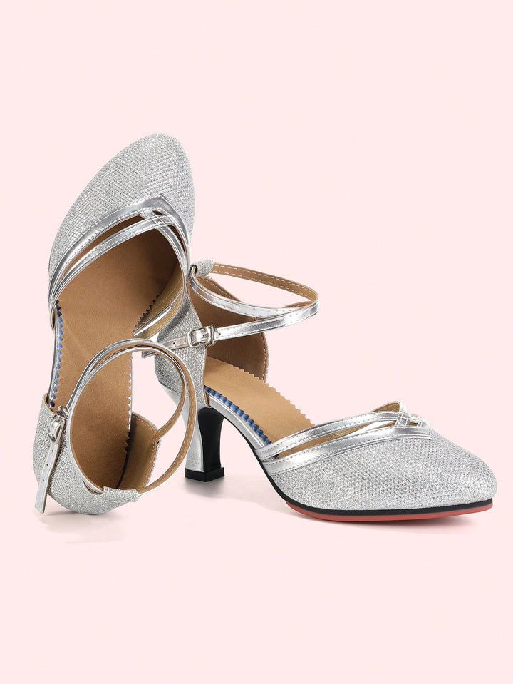 Pantofi de dans SHEIN, argintiu