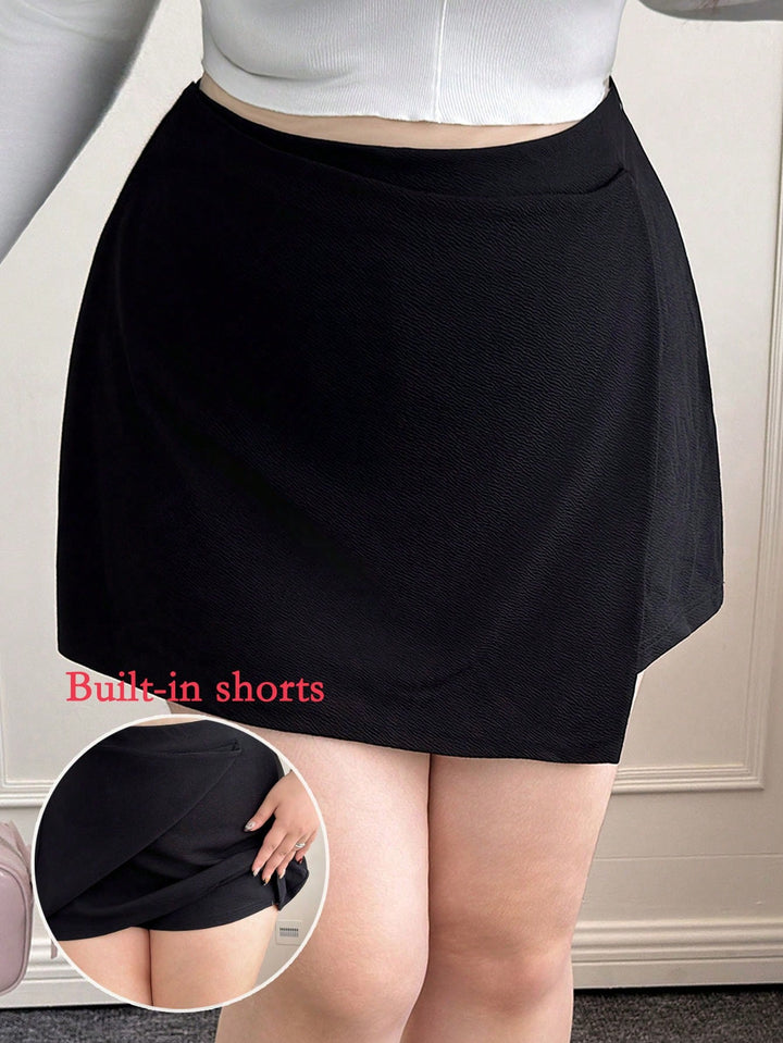 Fustă pantalon SHEIN, negru