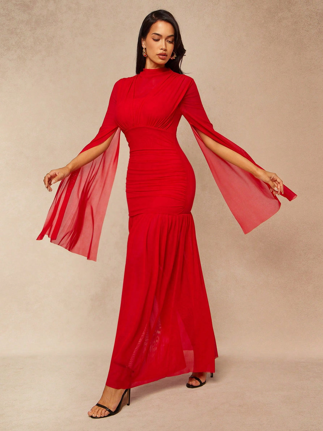 Rochie maxi SHEIN, roșu