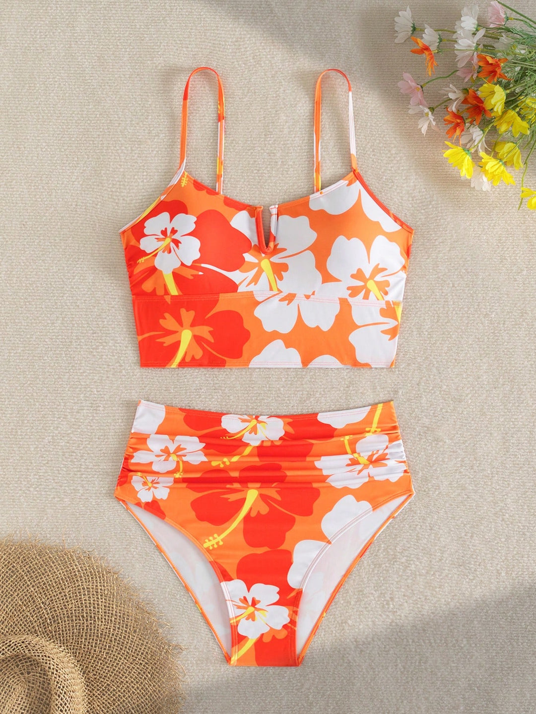 Costum de baie SHEIN, mix culori