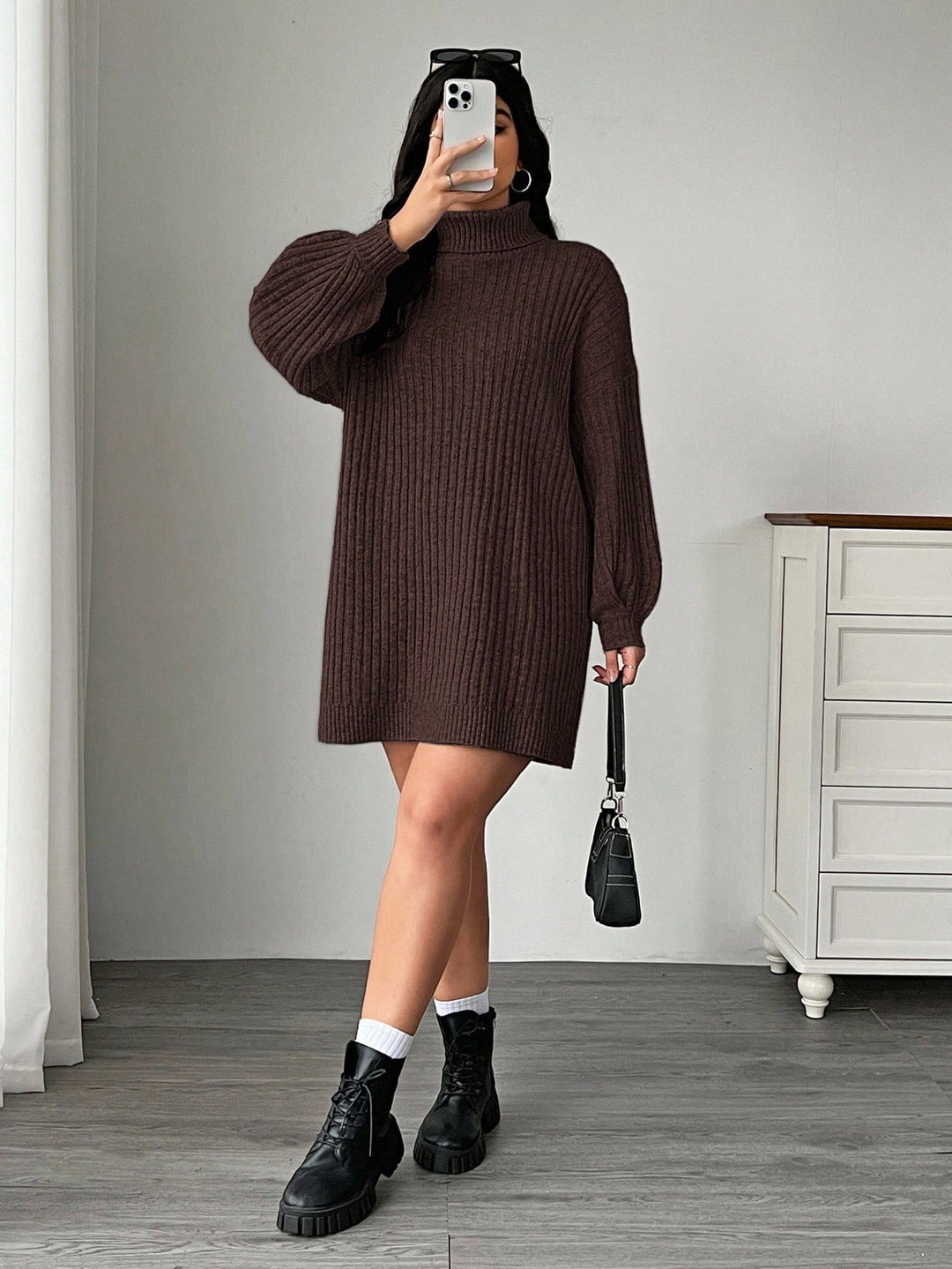 Rochie SHEIN, maro