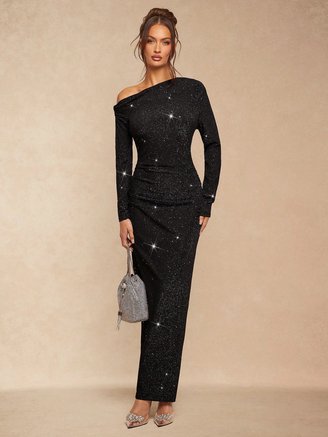 Rochie maxi SHEIN, negru