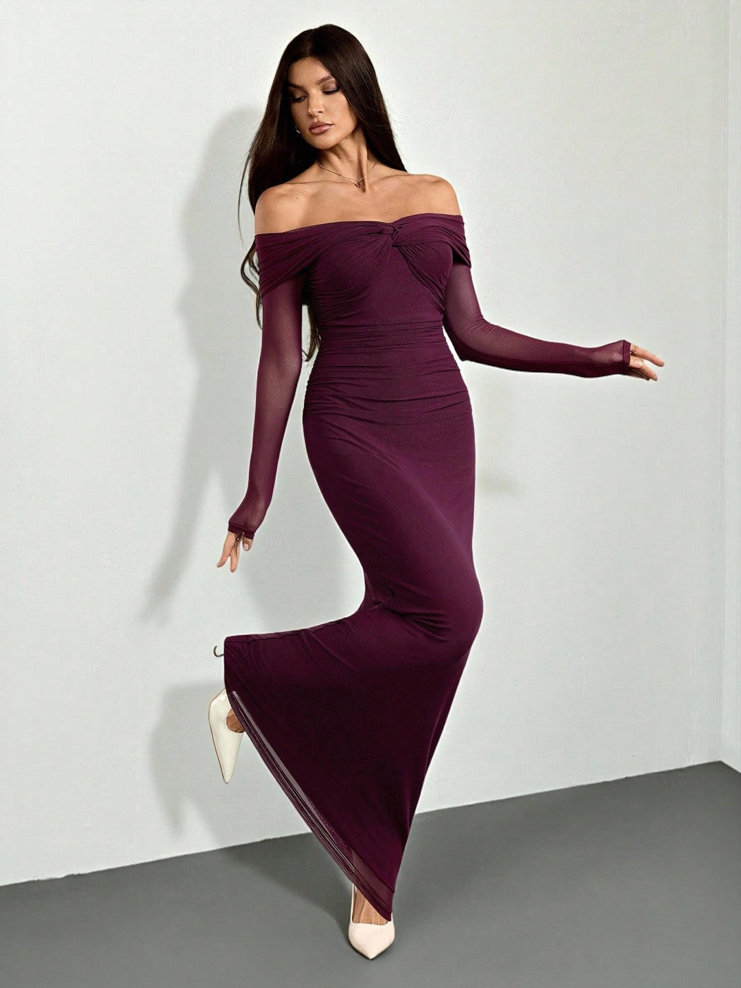 Rochie maxi SHEIN, roșu