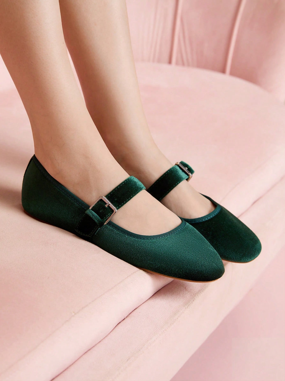 Balerini SHEIN, verde
