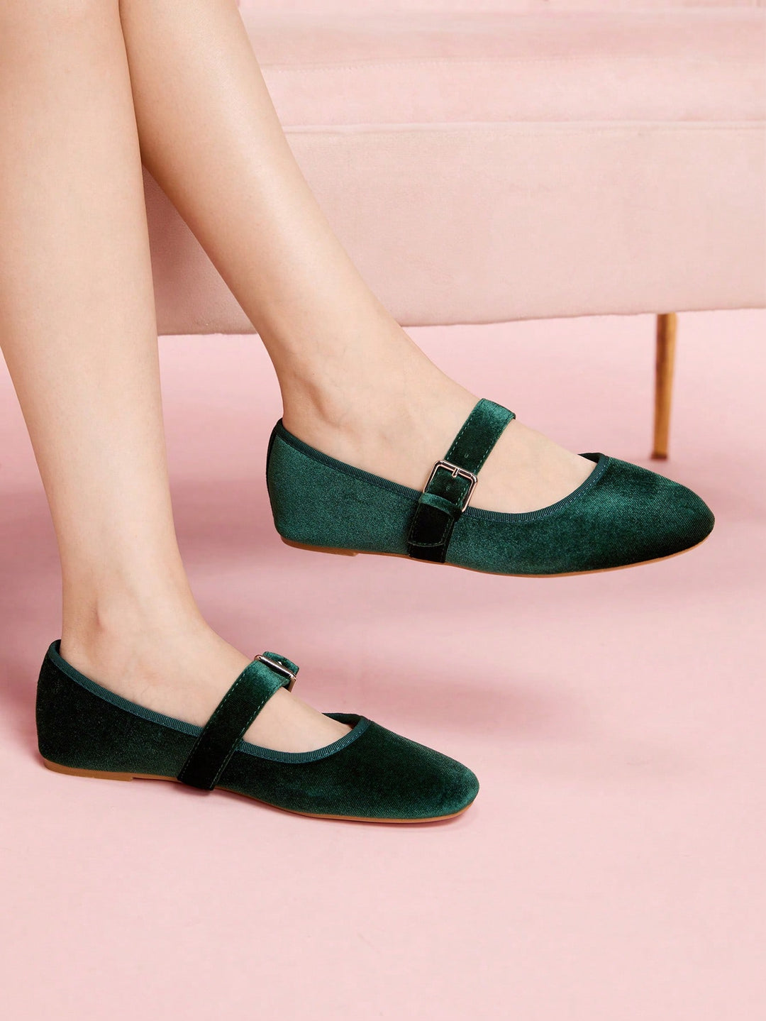 Balerini SHEIN, verde