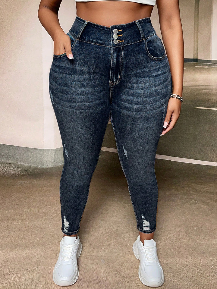 Jeans SHEIN, albastru