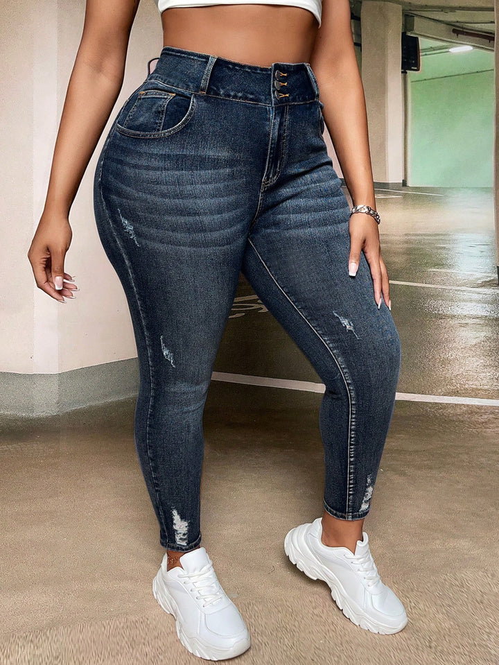 Jeans SHEIN, albastru