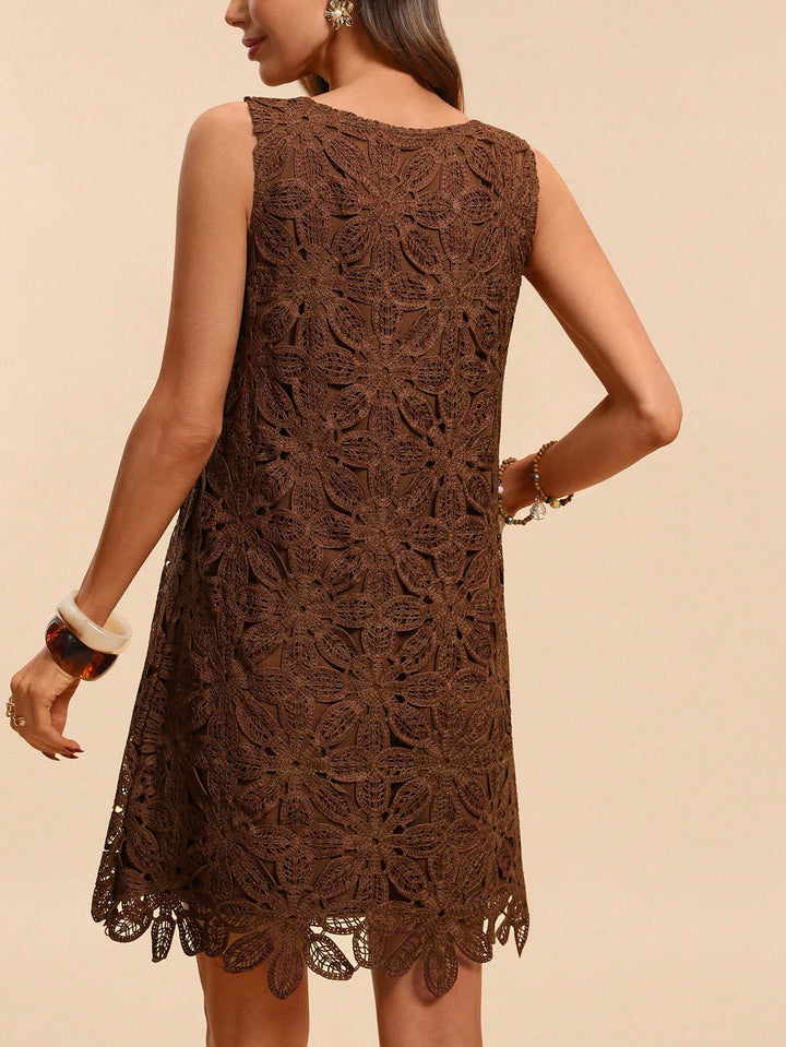 Rochie mini SHEIN, maro