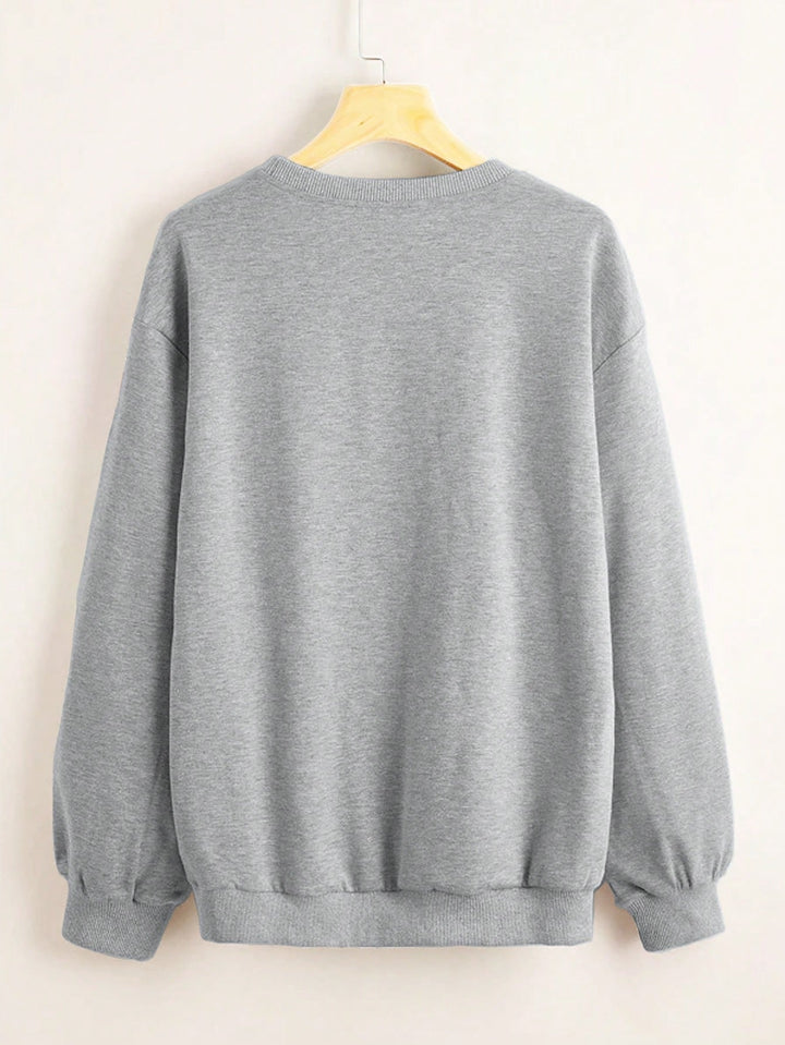 Bluză Shein Curve+ gri