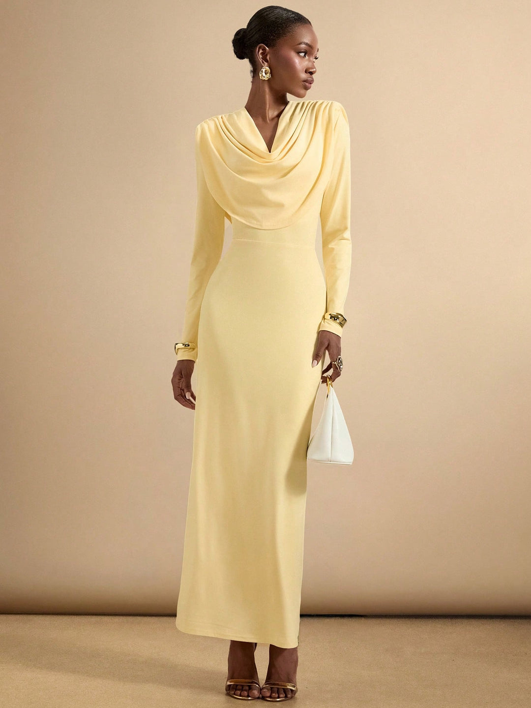 Rochie maxi SHEIN, galben